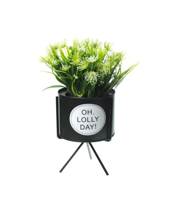 Flori Artificiale Ghiveci, PVC + Fier A-12077 Wei